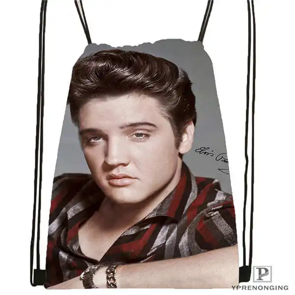 

Custom elvis-presley Drawstring Backpack Bag Cute Daypack Kids Satchel (Black Back) 31x40cm#2018611-1(8)
