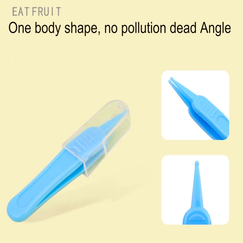 Безопасный Пинцет для детской полости носа, пинцет для чистки носа, маленький Безопасный детский пинцет