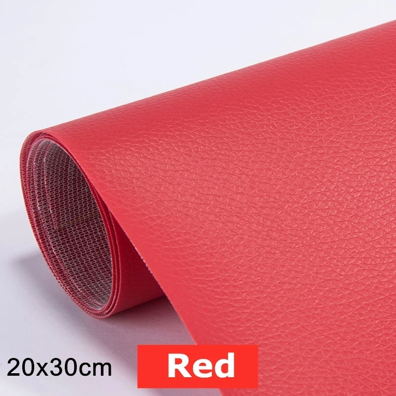 Self-Adhesive PU Leather Repair Patch - 20x30cm Synthetic Imitation Leather Sheet