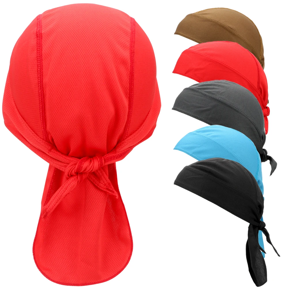 Best Breathable Half Head Scarf Under Helmet Riding Cap Quick Dry Motorcycle Accessories Bike Cycling Headband Multifunction