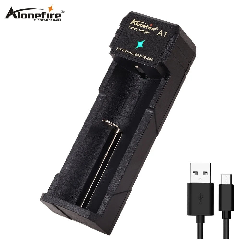 Alonefire A1 battery charger Smart charging USB 18650 26650 18350 32650 21700 26700 26500 Li-ion Rechargeable Battery charger liitokala lii 500s battery charger 18650 charger for 18650 26650 21700 aa aaa batteries test the battery capacity touch control