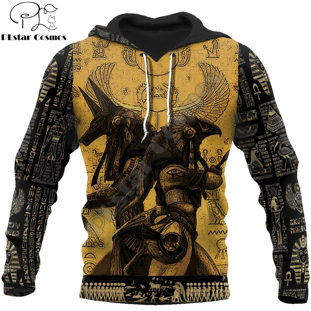 

Anubis Ancient Egypt 3D All Over Printed Mens autumn Hoodie Harajuku Unisex Casual Pullover Streetwear Jacket Tracksuits DK127