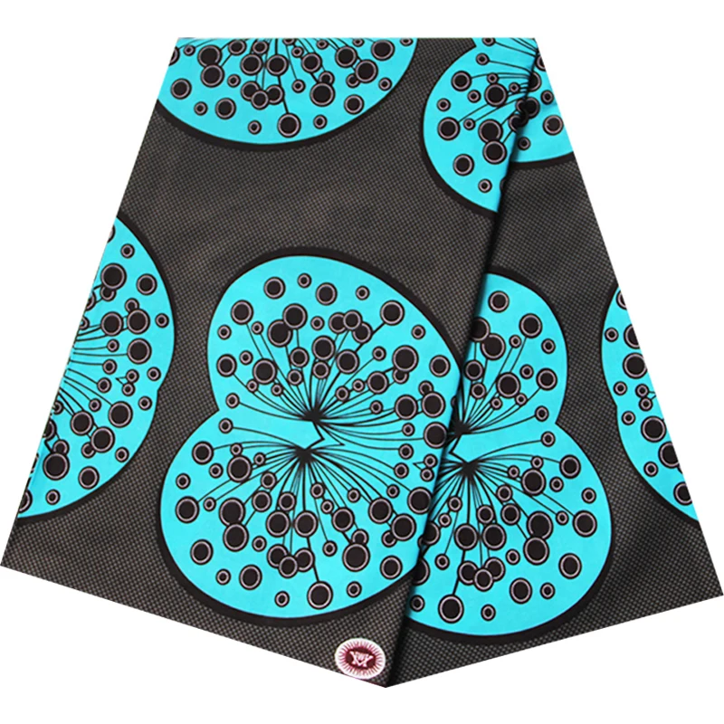 Элегантный настоящий голландский парафин Анкара африканская печать батик ткань хлопок tissu лучшее качество швейный материал для вечернего платья 6 ярдов