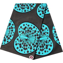 Элегантный настоящий голландский парафин Анкара африканская печать батик ткань хлопок tissu лучшее качество швейный материал для вечернего платья 6 ярдов