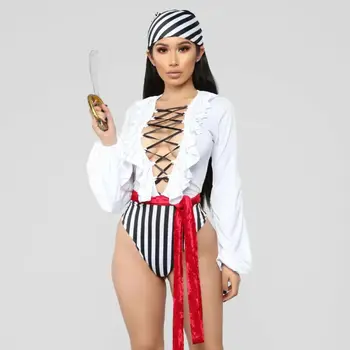 

2019 Sexy Bodysuit Ruffle Romper Women's Deep V Neck Long Sleeve Bodysuit Stretch Leotard Tops Slim Romper Womens Jumpsuit