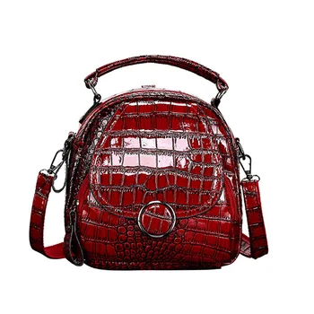 

Luxury Small Backpack Women 2019 High Quality PU Leather Crocodile Pattern Female Elegant Lady Shoulder Bag Rucksack Mochila New