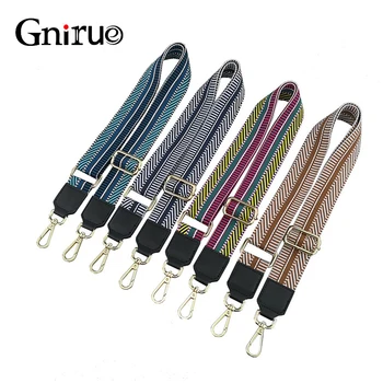 

78cm~130cm Colorful Shoulder Straps Replacement Detachable Canvas Handbags Handles Belts Hardware Purses Bag Accessories