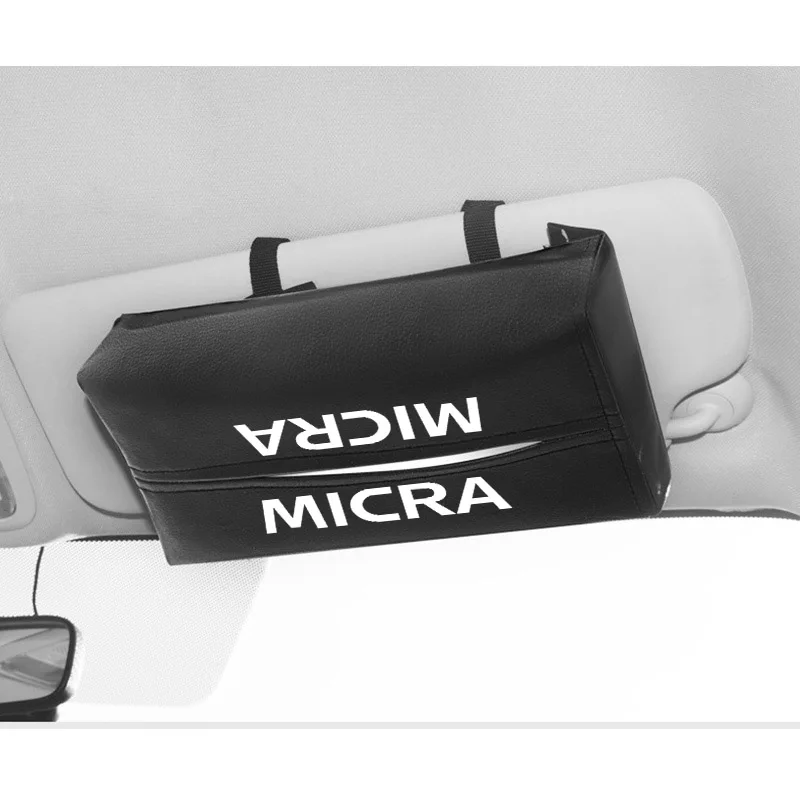 Чехол для хранения салфеток на заднем сиденье автомобиля для Nissan Micra, контейнер для салфеток, бумажная сумка, держатель, чехол
