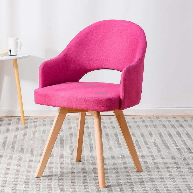 Стул из цельного дерева современный гостиной диван стул мебель ар-деко домашний взрослый книжный стул минималистичный скандинавский стиль модный обеденный стул - Цвет: A Purple