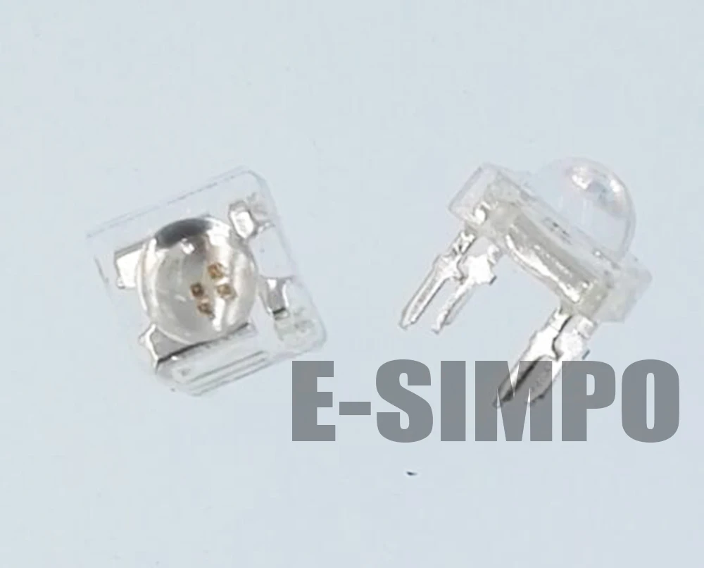 Красный светодиод Piranha 100 шт. 80 мА 4 чипа 5 мм Eagle eye SMD Superflux светодиодный Высокая