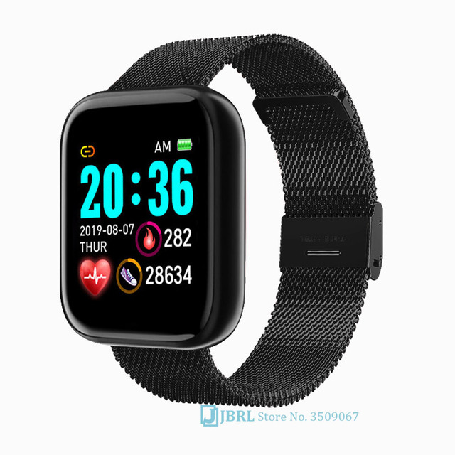 Fashion Smart Watch Men Women Smartwatch For Android IOS Electronics Smart Clock Fitness Tracker Silicone Strap Smart-Watch