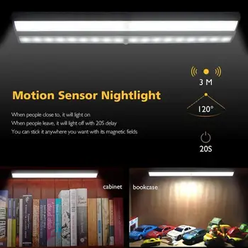 

10 LED Closet Night Lights Motion Sensor Light Cabinet Battery Powered Wireless Cabinet IR Infrared Motion Detector Wall Lamp