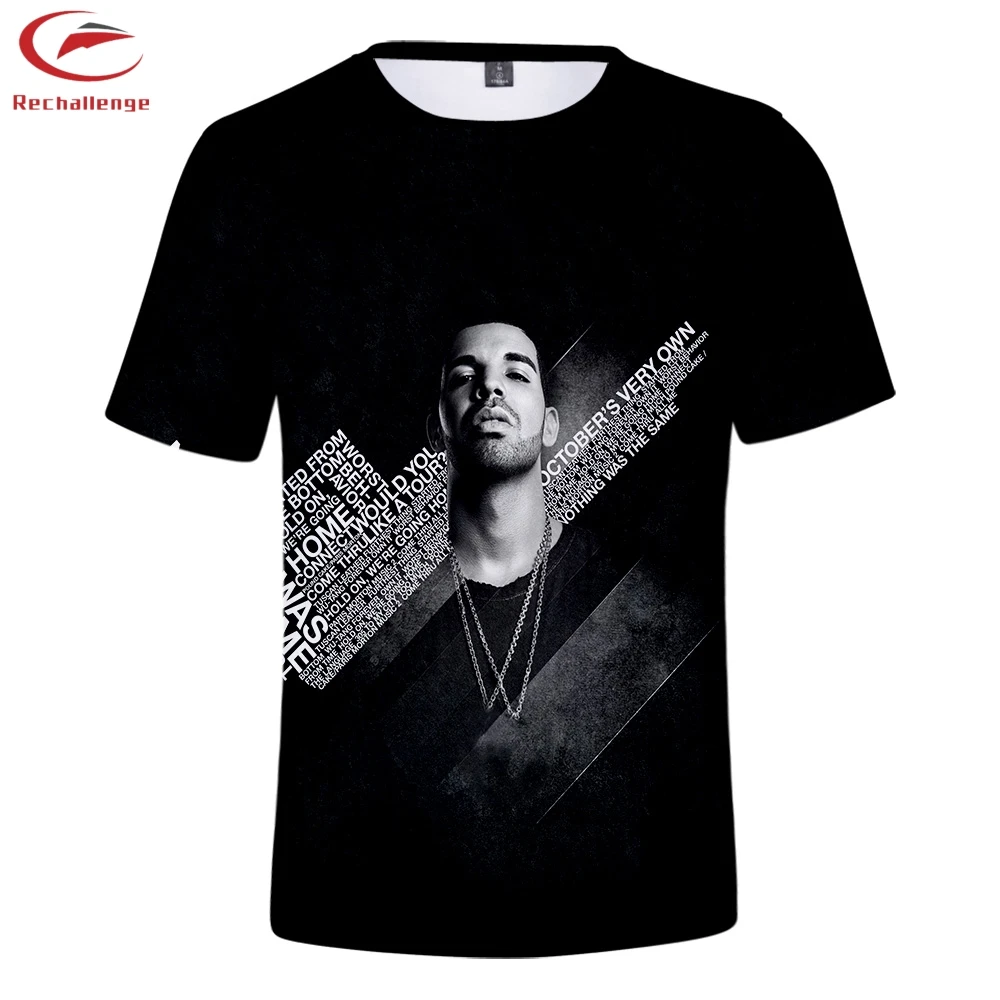 

Drake 2019 T Shirts Men Fashion Short Sleeve T-Shirt Drake Men's New Hip Hop 3D Shirt Short Sleeve Clothes