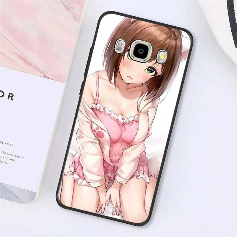 Babaite мультфильм аниме kawaii Девушка кошка чехол для телефона samsung Galaxy J7 J6 J8 J4 J4Plus J7 DUO J7NEO J2 J7 Prime