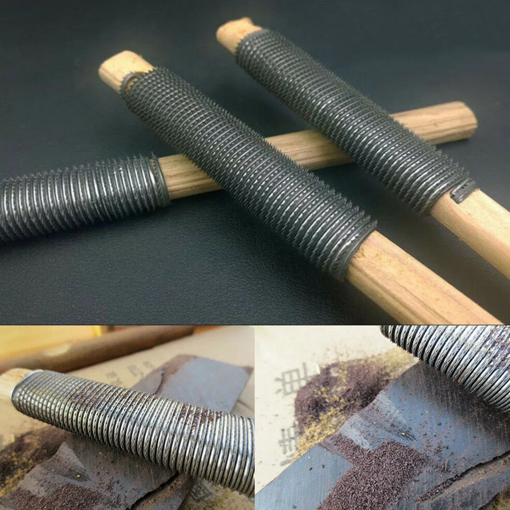 Trimming High Hardness Handheld Carpenter Single Cut Filing Tools Carving Durable Easy Grip Coarse Teeth Woodworking Rasp