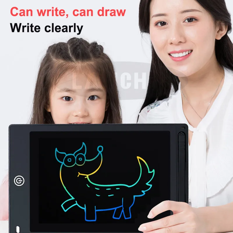 45 дюймов письмо и рисование планшет для детей Дети СВЕТОДИОДНЫЙ Цифровой доска блокнот цифровая ЖК-доска для рисования почерк доска