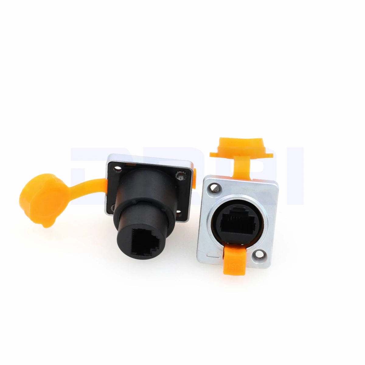 2 шт./лот RJ45 водонепроницаемые разъемы гнездовые Панельное крепление IP65