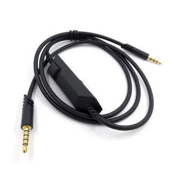 

Black AUdio Earphone Cable for Logitech Astro A10 A40 Gaming Headset M5TB