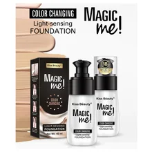 Температурная меняющая цвет косметика/основа Увлажняющая покрытие дефекты ровный цвет кожи стойкий тональный крем