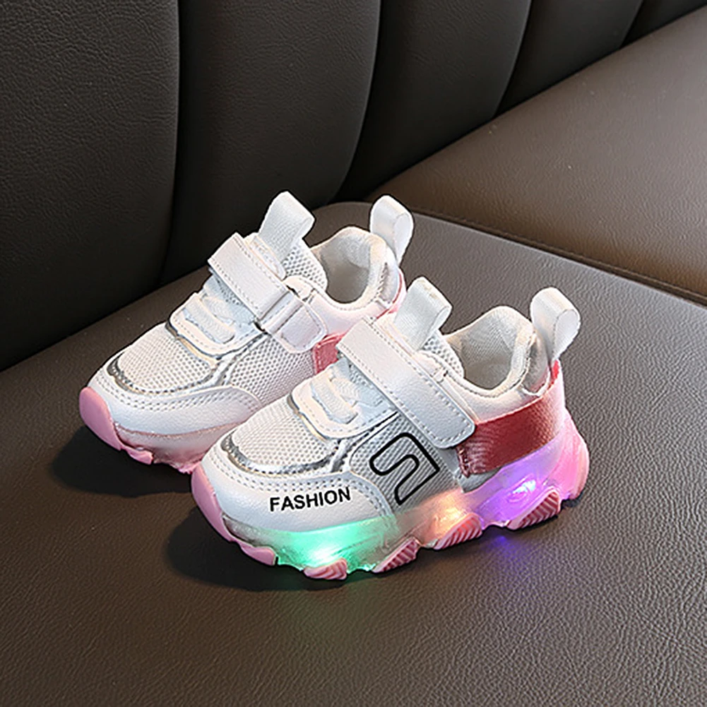 Zapatillas deportivas luminosas LED, zapatillas informales iluminadas para niños, zapatillas ligeras 2019 para primavera y otoño|Zapatillas deportivas| - AliExpress