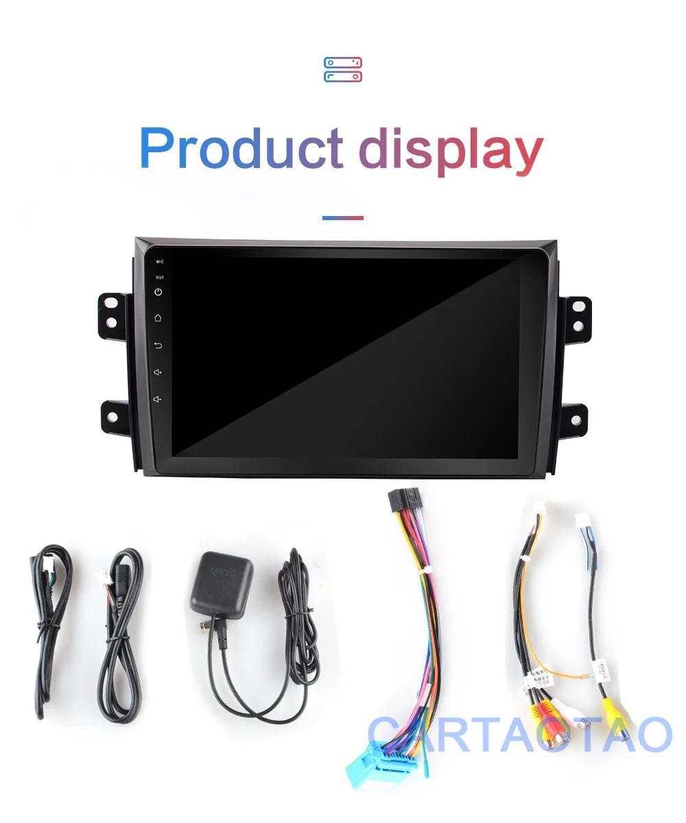 2G+ 32G " 2din Android 8,1 GO автомобильный dvd-плеер для Suzuki SX4 2006 2007 2008 2009 2010 2011 2012 автомобильный Радио gps навигация wifi