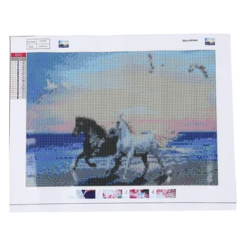 

Full Drill Square Diamond 5D Diy Diamond Painting"Run The Horse"Diamond Embroidery Cross Stitch Rhinestone