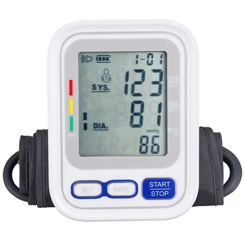 

Electric Blood Pressure Monitor Cuff Portable Tonometer Healthcare Bp Digital Meters Wrist Sphygmomanometer
