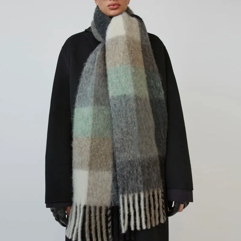 NEW 2021 AC winter scarves for women shawls warm wraps lady pashmina pure blanket cashmere scarf neck headband hijabs stole A-4