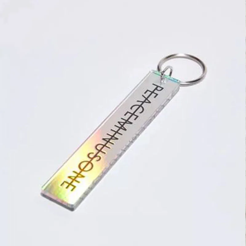 Bigbang G-dragon Personal Album Kwon Ji Young Laser Peaceminusone Key Chain Keyring Clothing Accessory Fans Collection LXX321