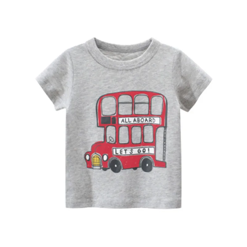 Jumpingbaby/футболка для мальчиков 2020 Детские футболки летние топы футболка девочек