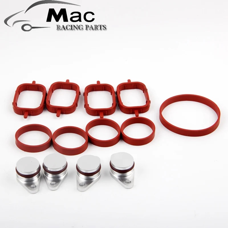 4x22mm swirl flaps replacement removal blanking Plates for bmw series 3 5 7 E90 E46 M47TU M57T diesel 4 cylinder bop08