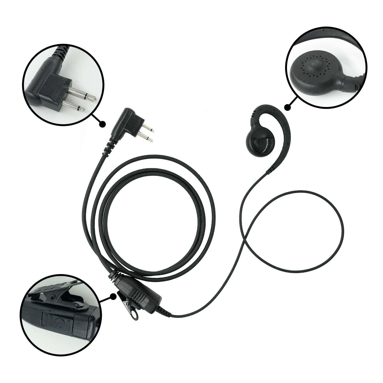 VBLL RLN6423 наушники для Motorola DTR550 DTR650 CLS1110 CLS1410 CLS1413 CLS1450 RDU2020 RDU2080D двухсторонние