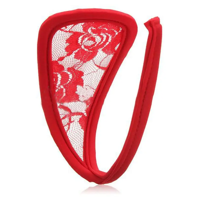

Sexy Invisible Floral Lingerie Womens Flower Lace Crocet C String Thongs Transparent Erotic Panties Underwear bragas mujer
