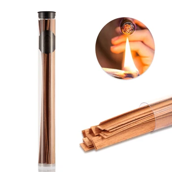 

Galiner Wood Cedar Spills For Lighting Cigars Lighter Cedar Wood Strips Sticks Portable Cigar and Pipe Smoking Accessories