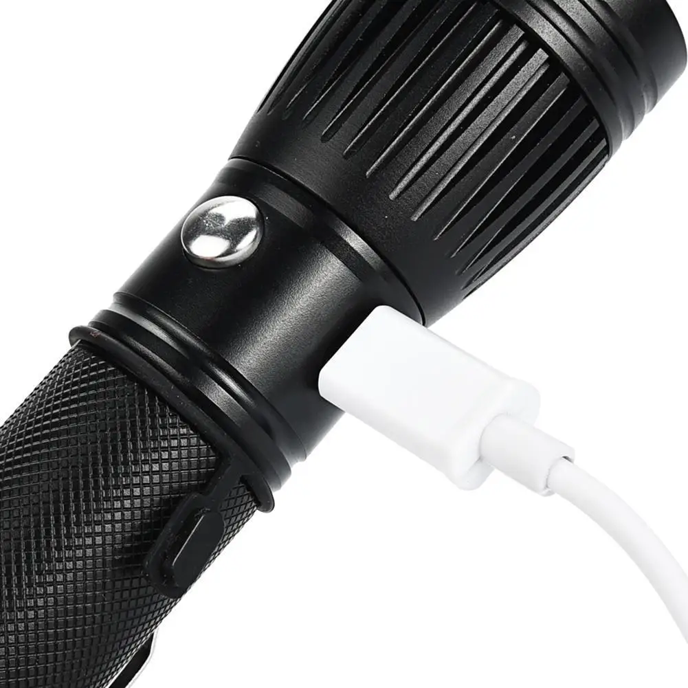 Открытый мини портативный светодиодный светильник-вспышка COB T6 Zoom светильник сильный Телескопический светодиодный светильник фонарь светильник лампа