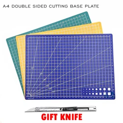 Bloc de découpe Double face A4, 30x22cm, pour graver et fabriquer des modèles artistiques, outils spéciaux pour la résistance à la coupe, couteau à graver gratuit 