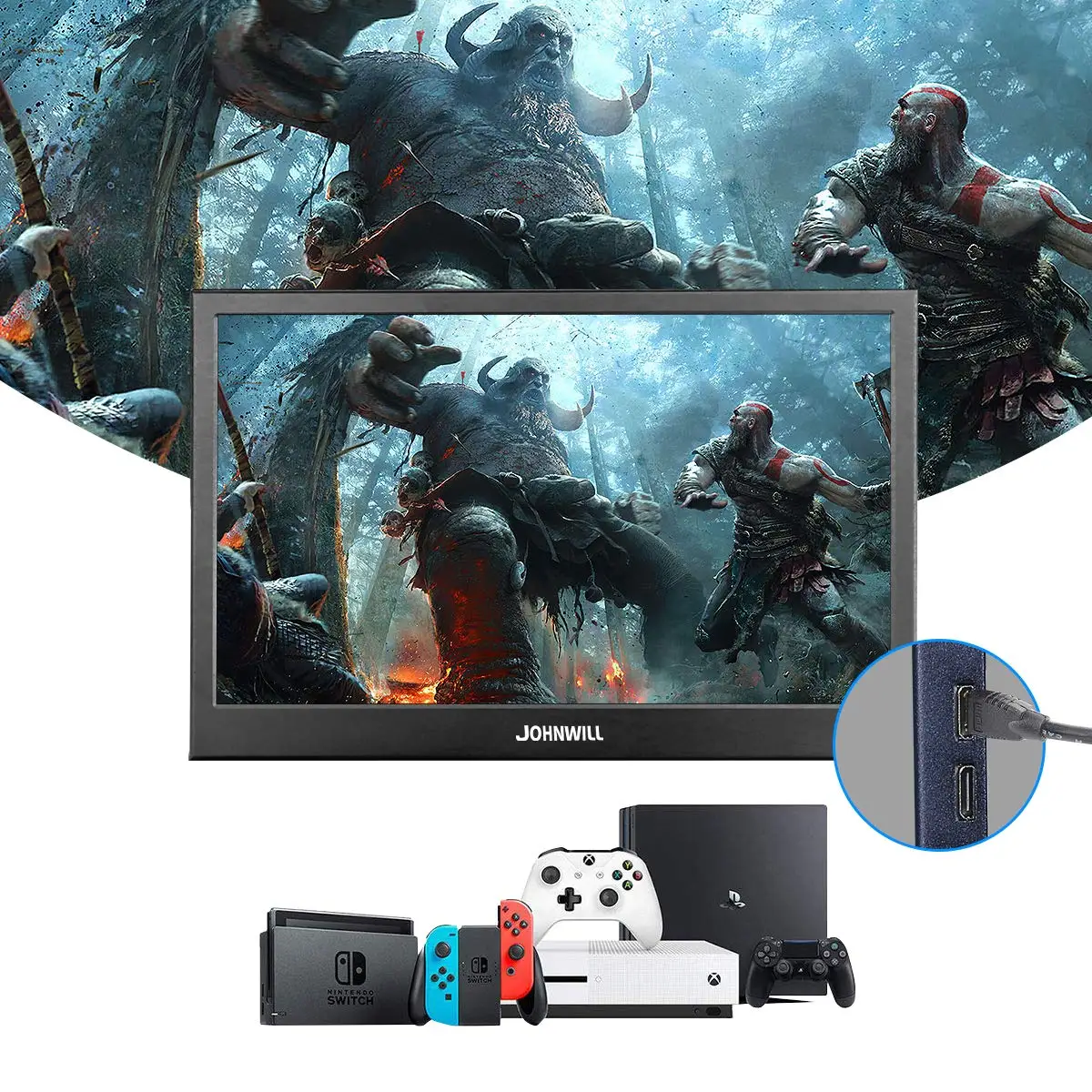 10 1 дюймов сенсорный монитор сердечного ритма 2K 2560x1600 Портативный игровые