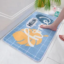 Скандинавский нескользящий прочный коврик для двери, открытый входной коврик для спальни, ванной, кухни, декоративный внутренний ковер, напольный коврик