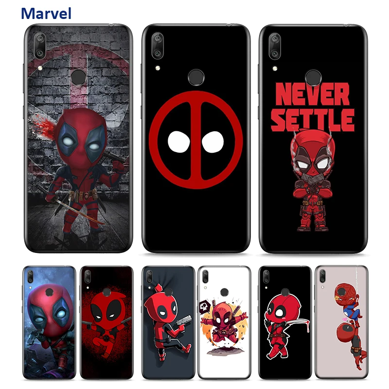 Silicone Cover Deadpool Marvel Cartoon For Huawei P Smart 2021 2020 Z S Mate 40 RS 30 20 20X 10 Pro Plus Lite 2019 Phone Case | Мобильные