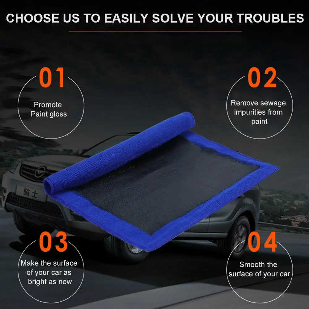 

Car Cleaning Towel 30*30cm Magic Clay Cloth Hot Clay Towels For Car Detailing With Blue Clay Bar Towel Washing Tool Accessories