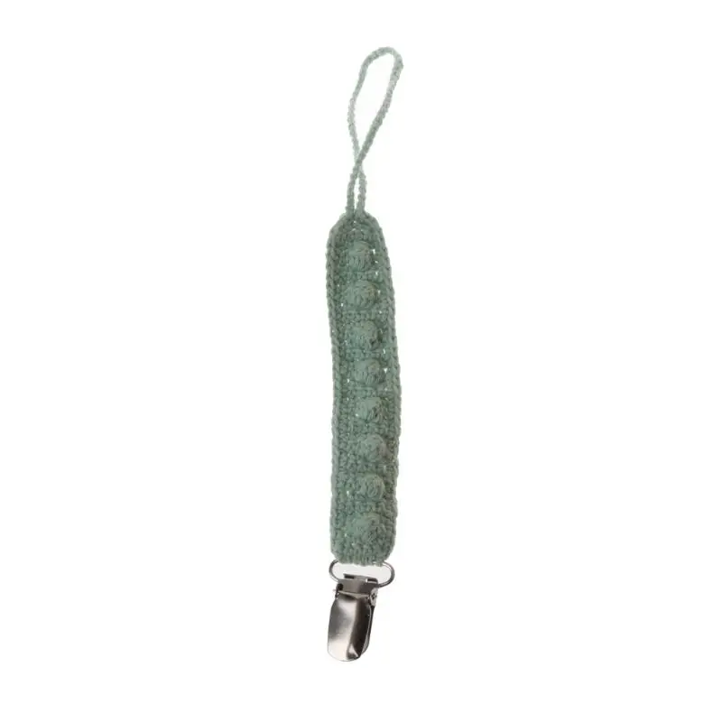 Светло-зеленый Handmade Baby Pacifier Clips Pacifier Chain Dummy Clip Nipple Holder For Nipples - Цвет: Светло-зеленый
