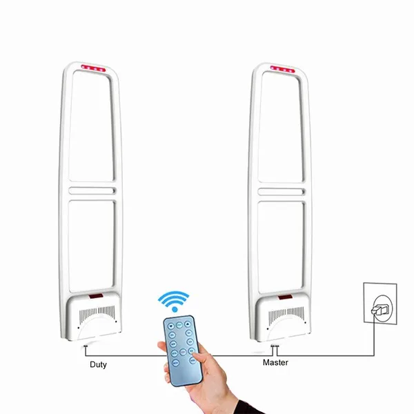 Sistema de Etiqueta de Segurança Sistema de Alarme Varejo Sistema Loja Roubo Alarme Anti Som Luz Controle Remoto 58khz Eas 3 eas sistema loja roubo sistema alarme anti