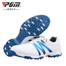Pgm Мужская обувь для клюшек для гольфа, водонепроницаемая легкая обувь для гольфа, мужские кроссовки с автоматической ручкой, нескользящая спортивная обувь D0469