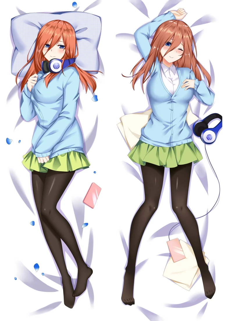 Чехол для подушки Dakimakura The Quintuplets с двойной боковой печатью 6 размеров|Наволочка| |