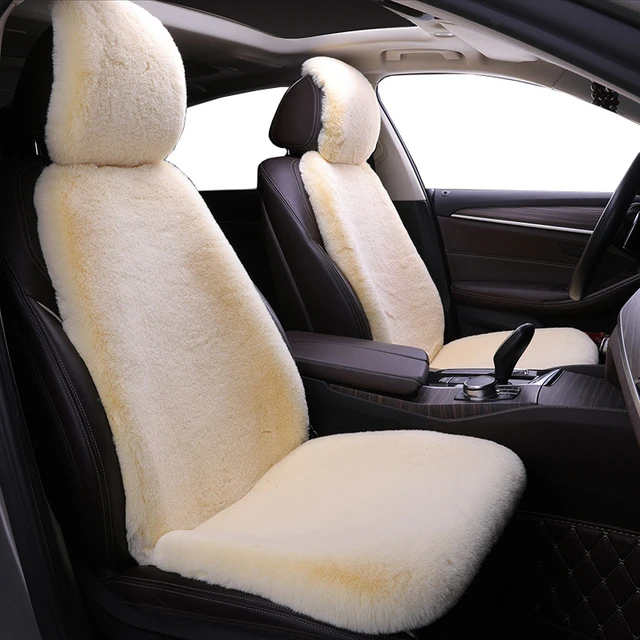 1Pc Luxus Faux Wolle Auto Sitzbezüge Pelz Capes Für Autos Warme