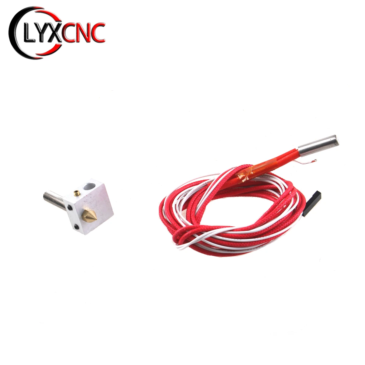 

DIY Hotend Kit Nozzle MK8 Extruder Throat Heater 1.75mm 0.4mm Extruder Heater Block For Raprep i3 Anet A2 A8 3D Printer Parts