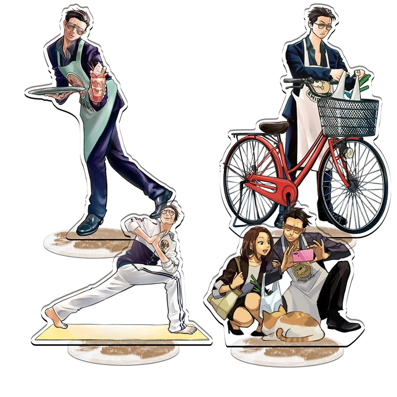 Japan Anime The Way Of The Househusband Gokushufudo Tatsu Acrylic Stand Figure Model Desktop Toy Pendant Keychain Cosplay Prop Anime Costumes Aliexpress
