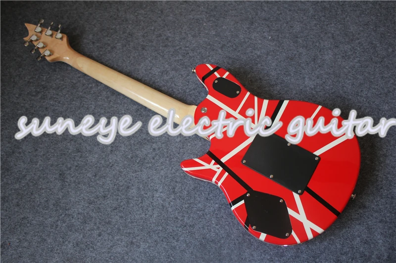 Горячая Вольфганг стиль EVH электрогитара клен гриф гитарра электрика DIY Гитарный комплект на заказ