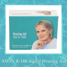 AXON K-188, цифровой слуховой аппарат, усилитель звука, регулируемый звук, мини-устройство, глухие, могут услышать чистый звук