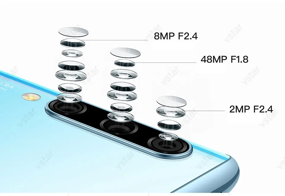 HuaWei Enjoy 10 plus мобильный телефон 6,59 ''Kirin 710F Восьмиядерный Android 9,0 16 МП Авто всплывающая камера разблокировка отпечатков пальцев Google play